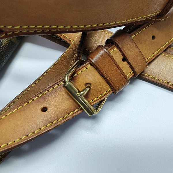 SAUMUR 35 Monogram Coated Canvas Brown