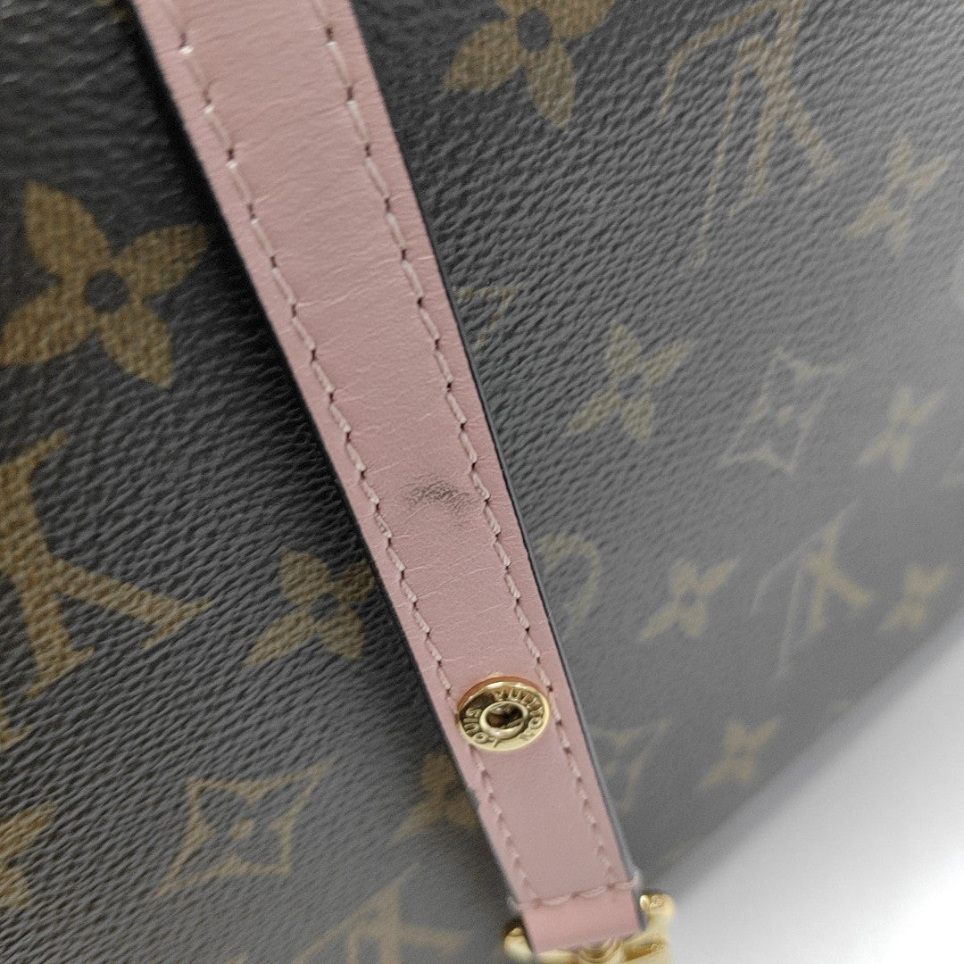 NÉONOÉ MM Monogram Coated Canvas Brown