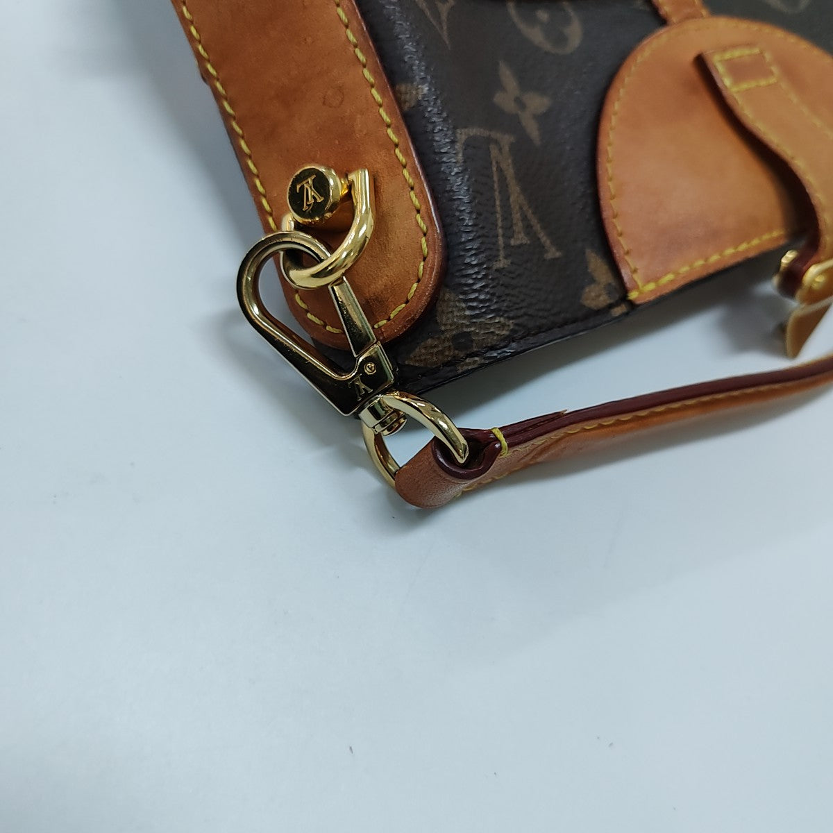 DUFFLE Monogram Coated Canvas Brown