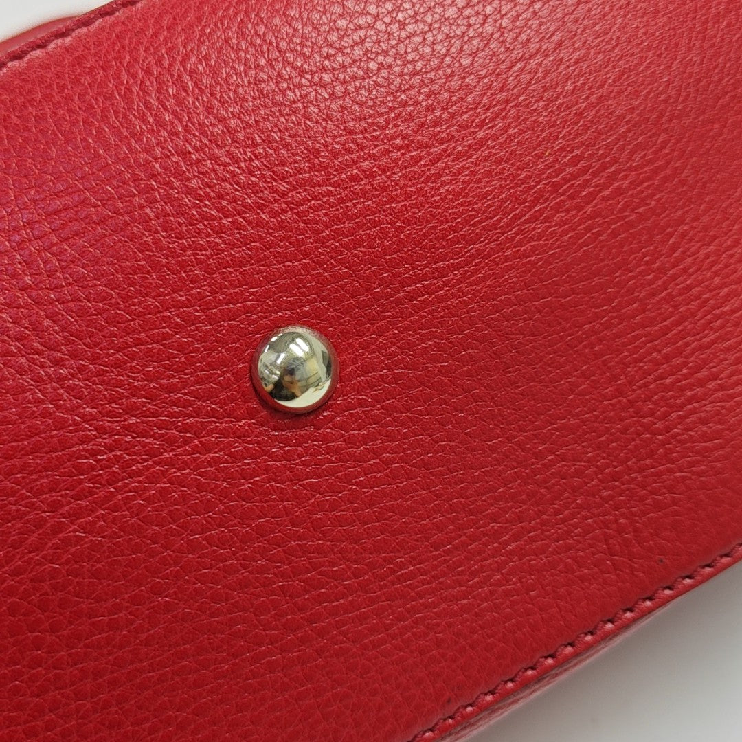 Calfskin Tote Bag Red