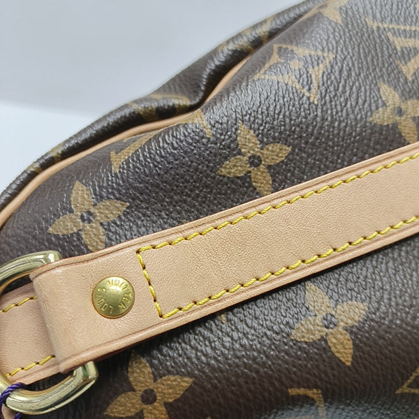 SPEEDY 25 Monogram Coated Canvas Brown