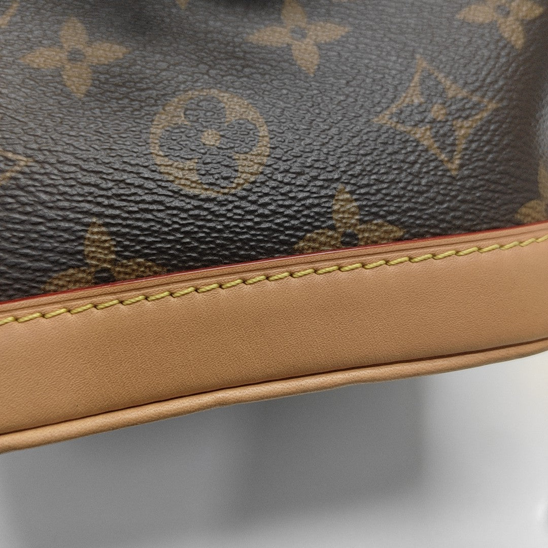NOÉ Nano Monogram Coated Canvas Brown