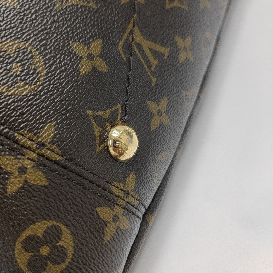 ARTSY MM Monogram Coated Canvas Brown