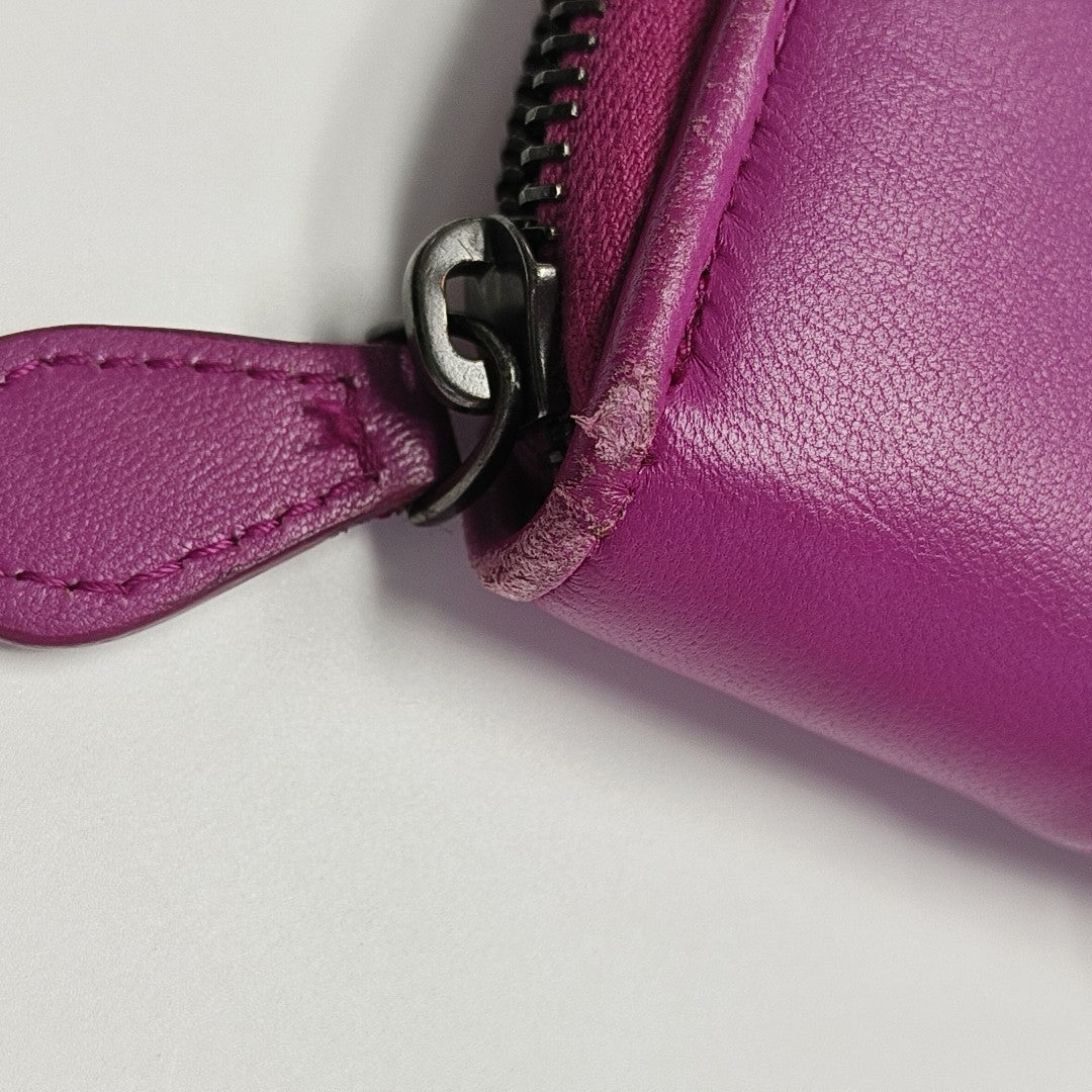 Calfskin Wallet Red
