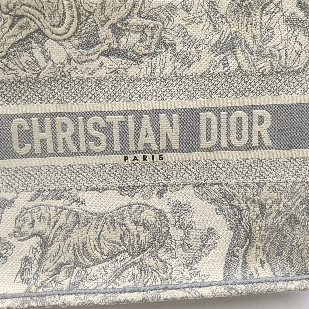Book Tote Medium Fabric Gray
