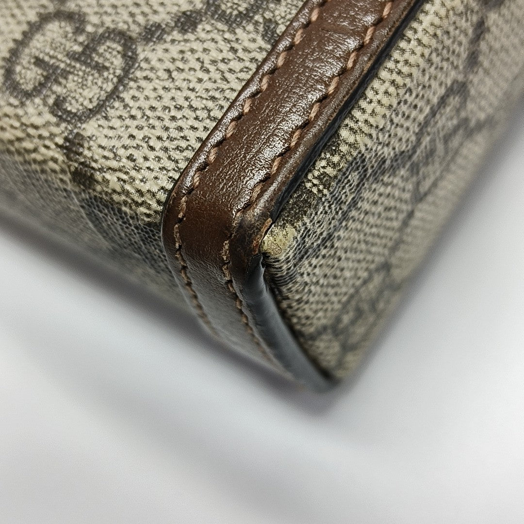 Horsebit 1955 Mini Monogram Coated Canvas Beige
