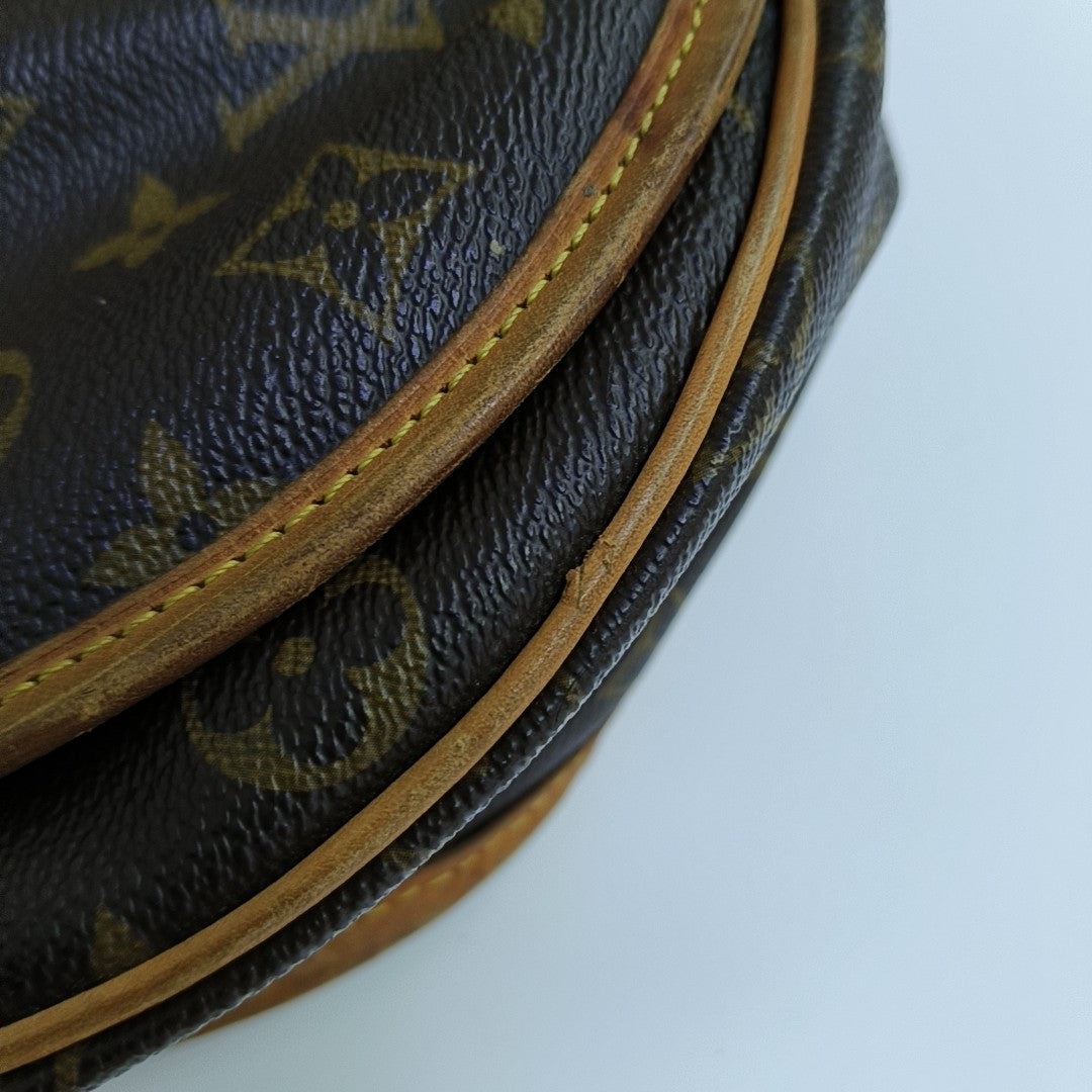 MENILMONTANT MM Monogram Coated Canvas Brown