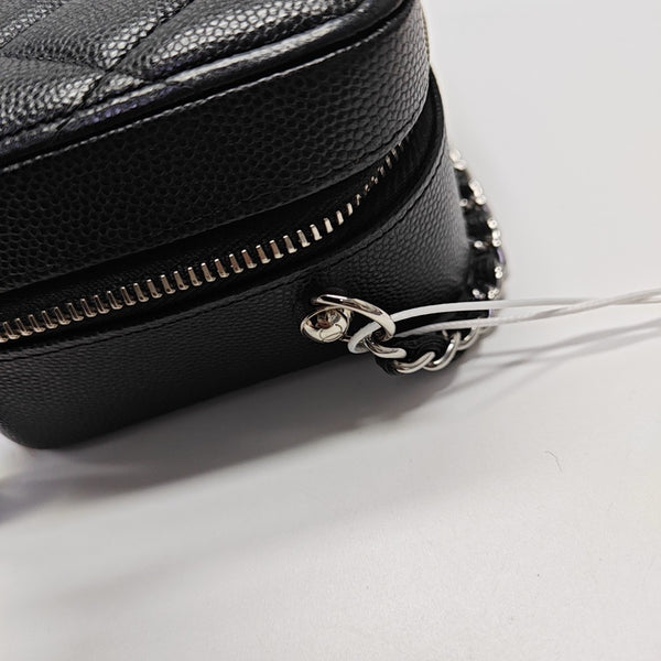 SURPIQUE Quilted Grained Calfskin Black