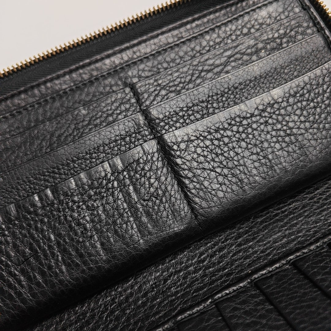 Calfskin Wallet Black