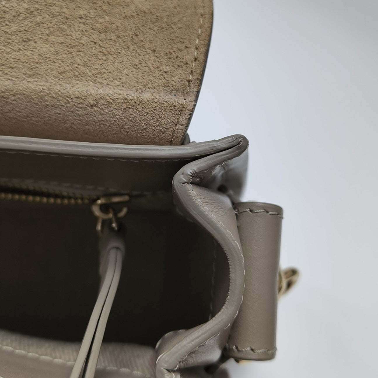 Tess Mini Calfskin Gray