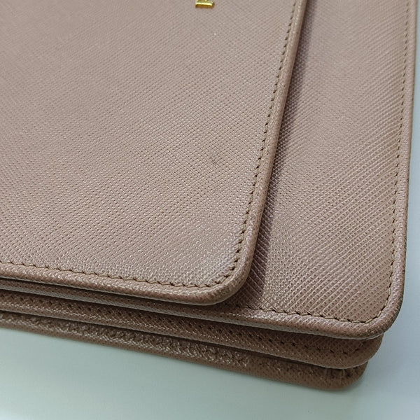 Saffiano Calfskin Shoulder Bag Pink