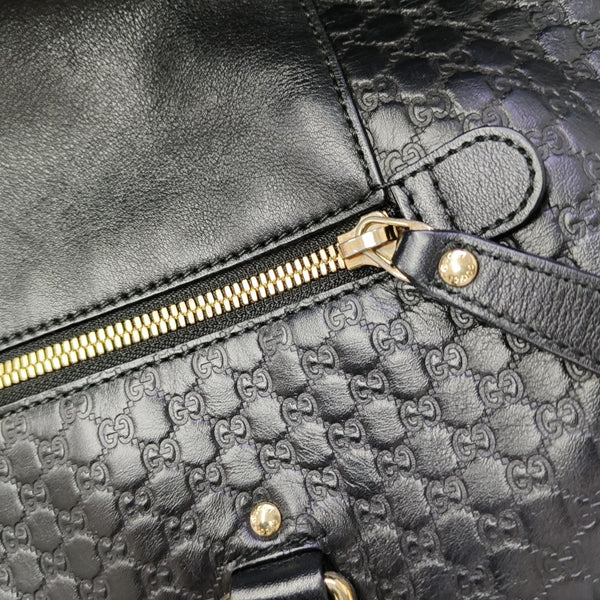Monogram Calfskin Tote Bag Black