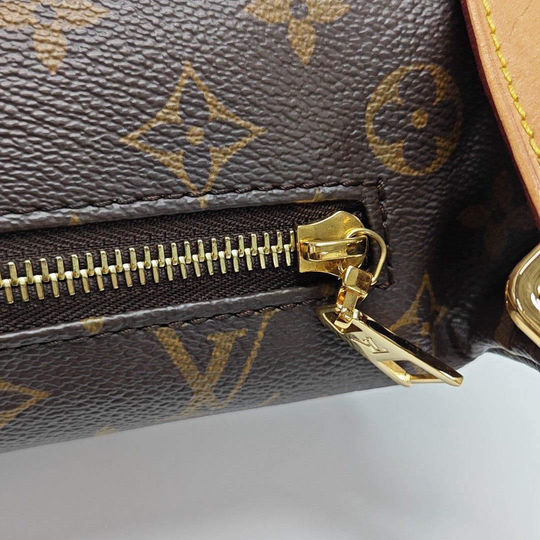 BUMBAG Monogram Coated Canvas Brown