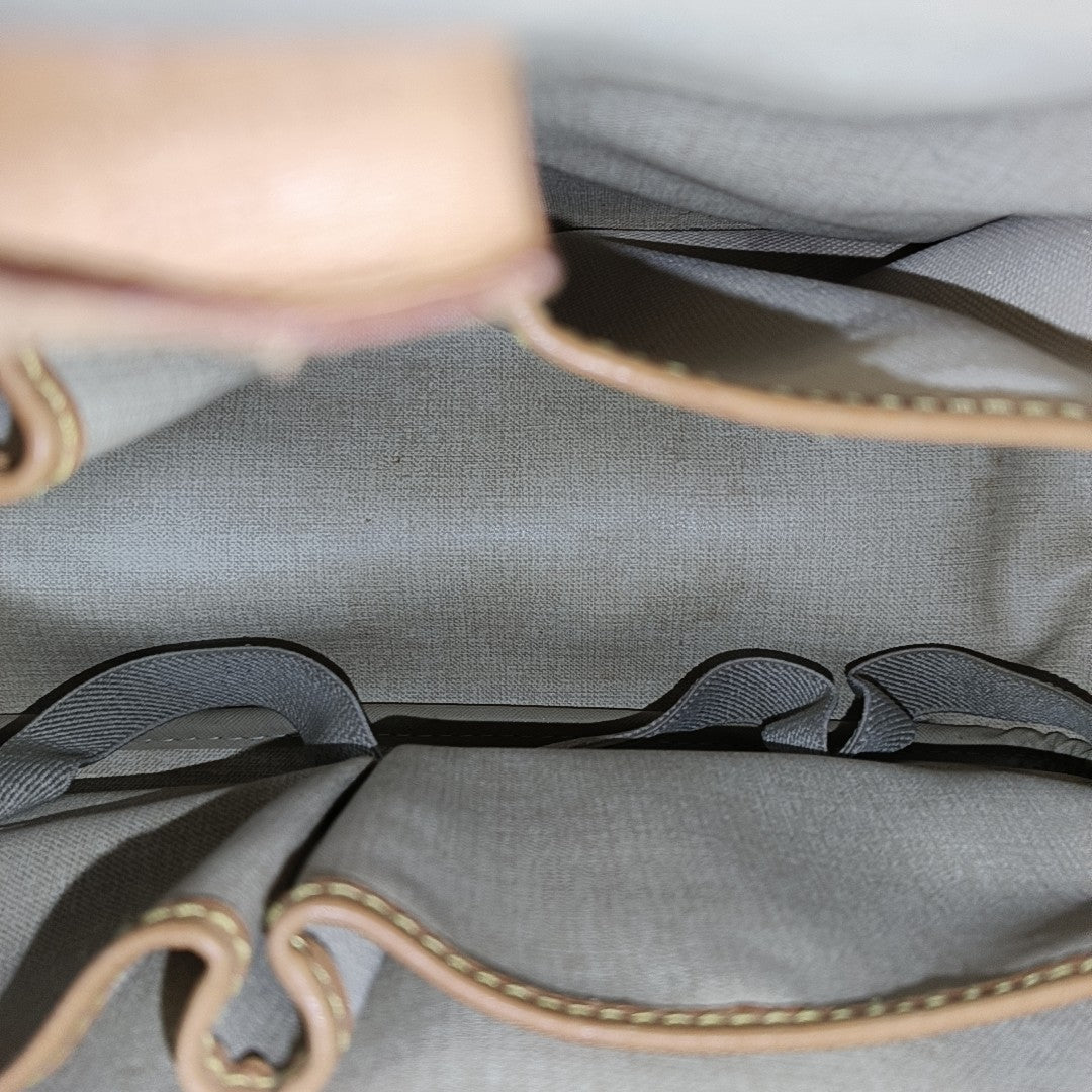 DEAUVILLE MM Monogram Coated Canvas Brown