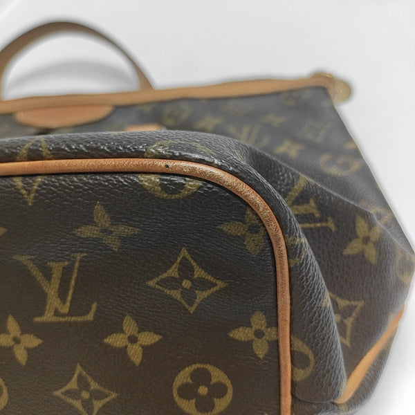 PALERMO PM Monogram Coated Canvas Brown
