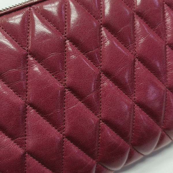 Quilted Lambskin Shoulder Bag Pink