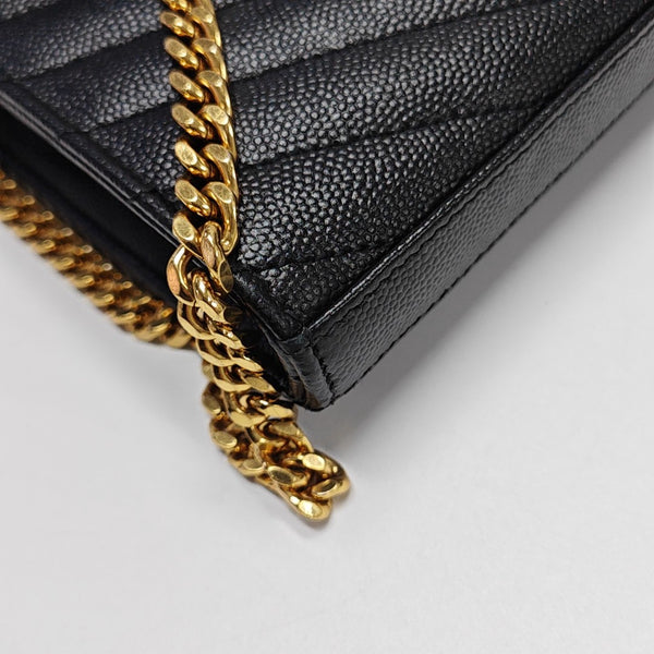 MONOGRAM Medium Quilted Calfskin Black