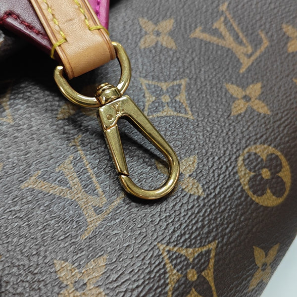 CLUNY PM Monogram Coated Canvas Brown