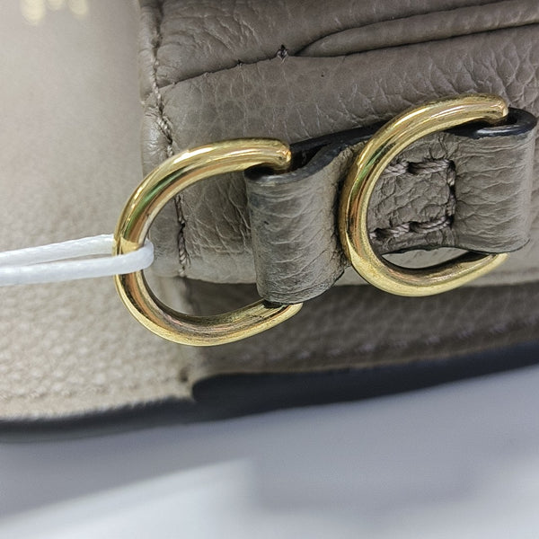 MÉTIS EAST WEST Monogram Calfskin Gray