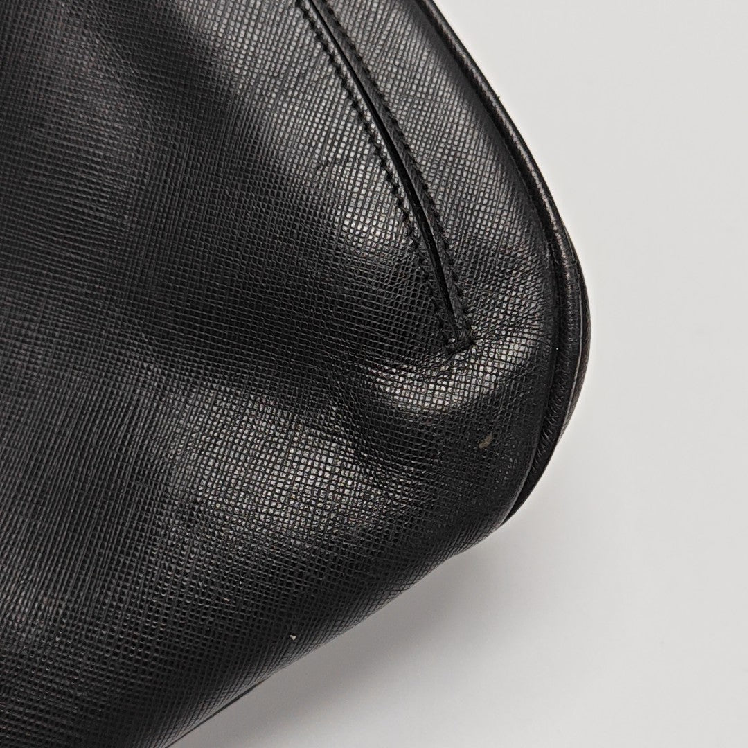 Calfskin Shoulder Bag Black