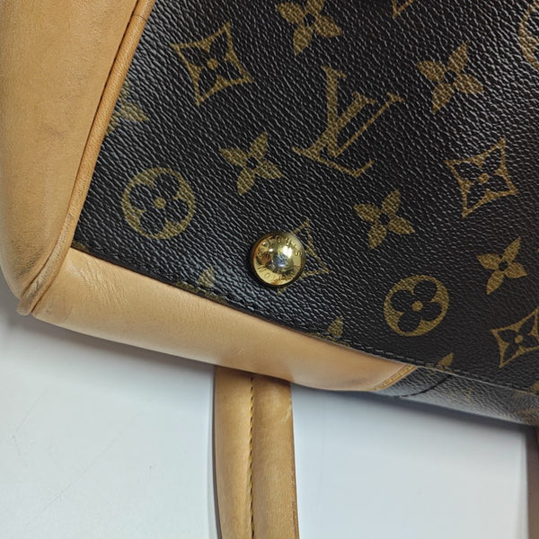 BEVERLY GM Monogram Coated Canvas Brown