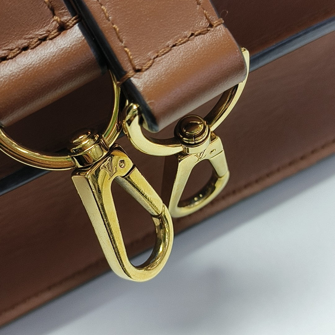 DAUPHINE Mini Coated Canvas Brown