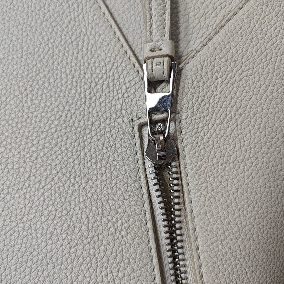 Puzzle Small Calfskin White