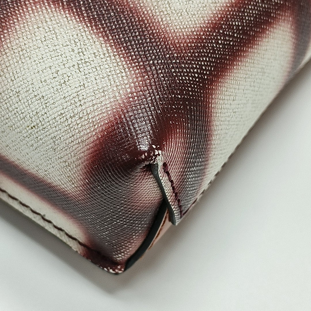 Coated Canvas Shoulder Bag Multicolor