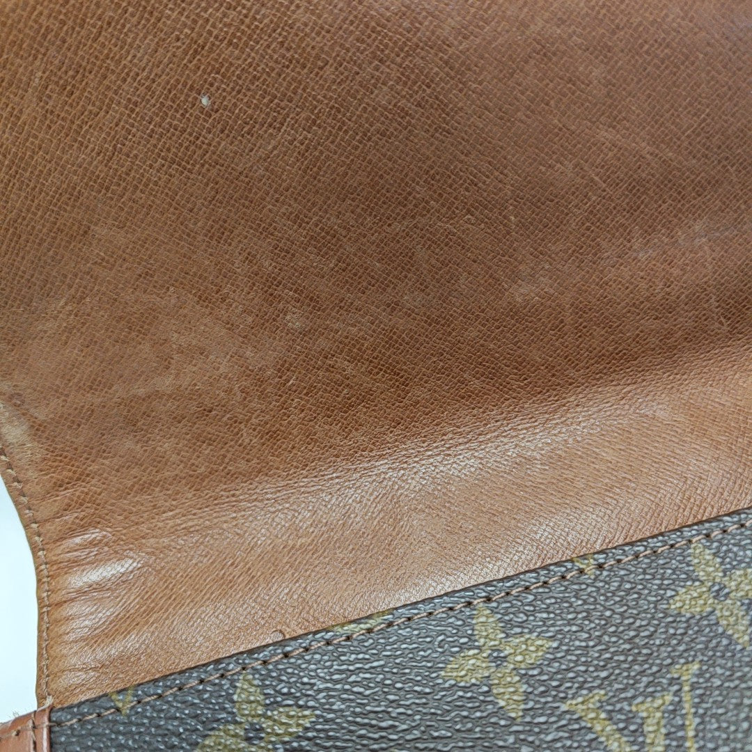 DAME GM Monogram Coated Canvas Brown