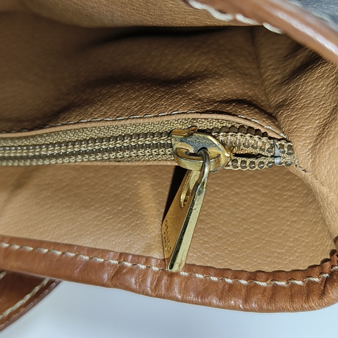 MACADAM TOTE Coated Canvas Brown