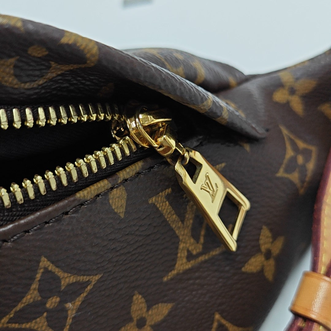 BUMBAG Monogram Coated Canvas Brown