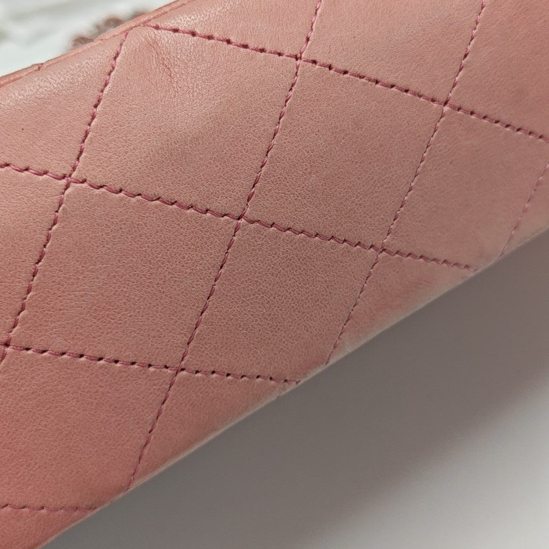 CLASSIC FLAP Small Quilted Lambskin Pink