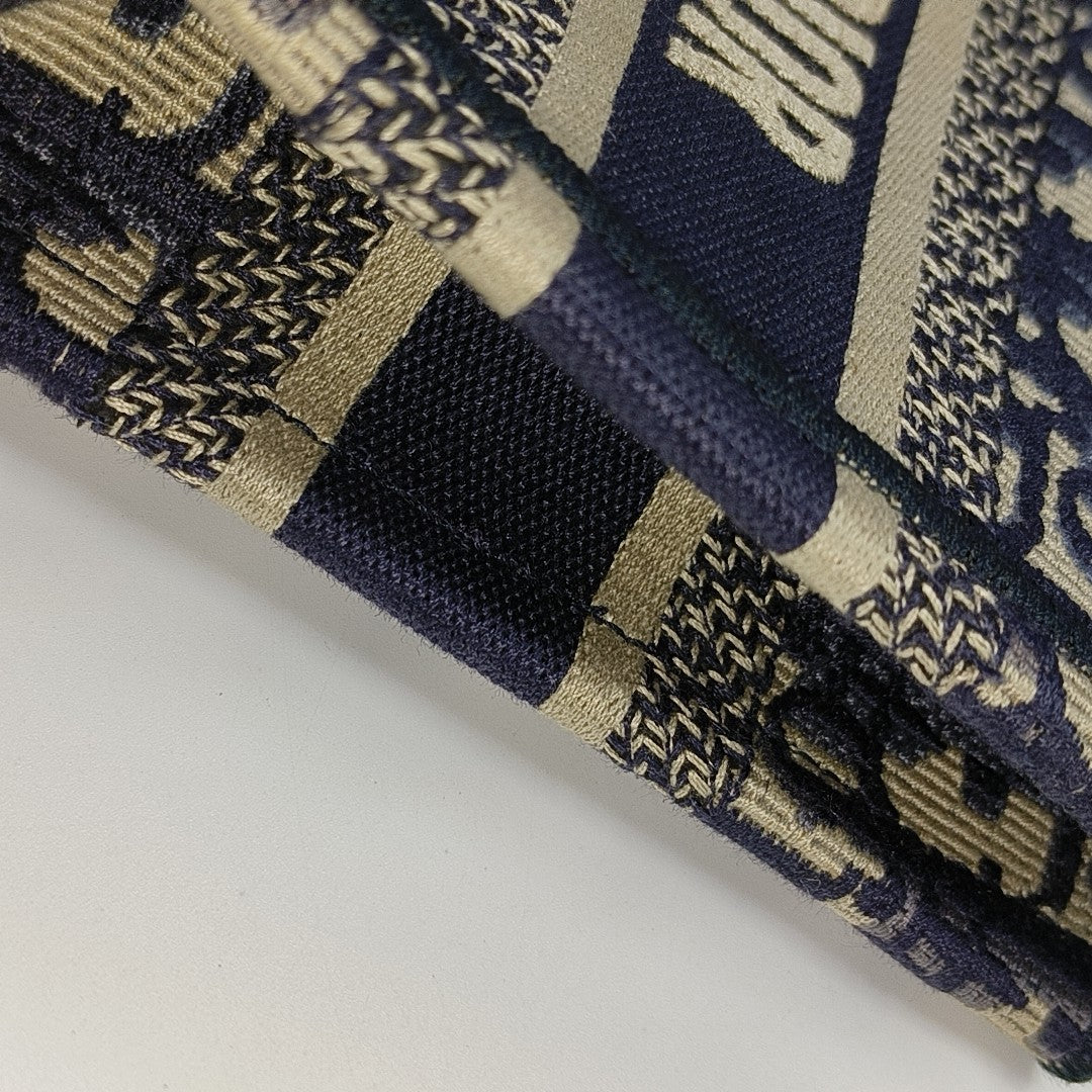 Book Tote Mini Canvas Blue