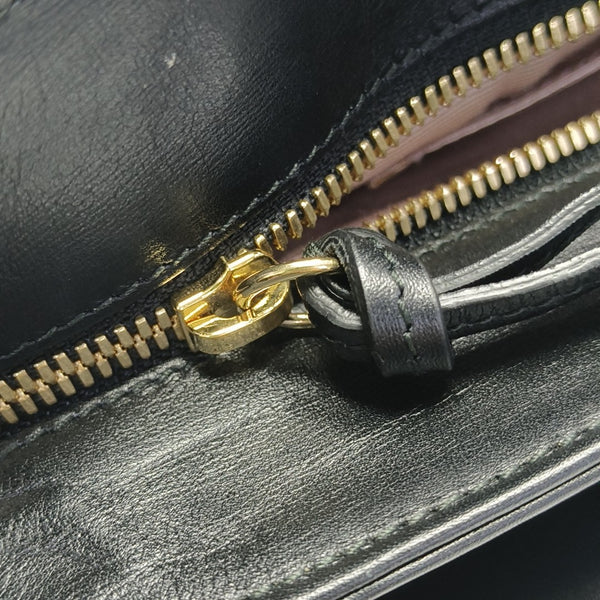 Arli Large Calfskin Black