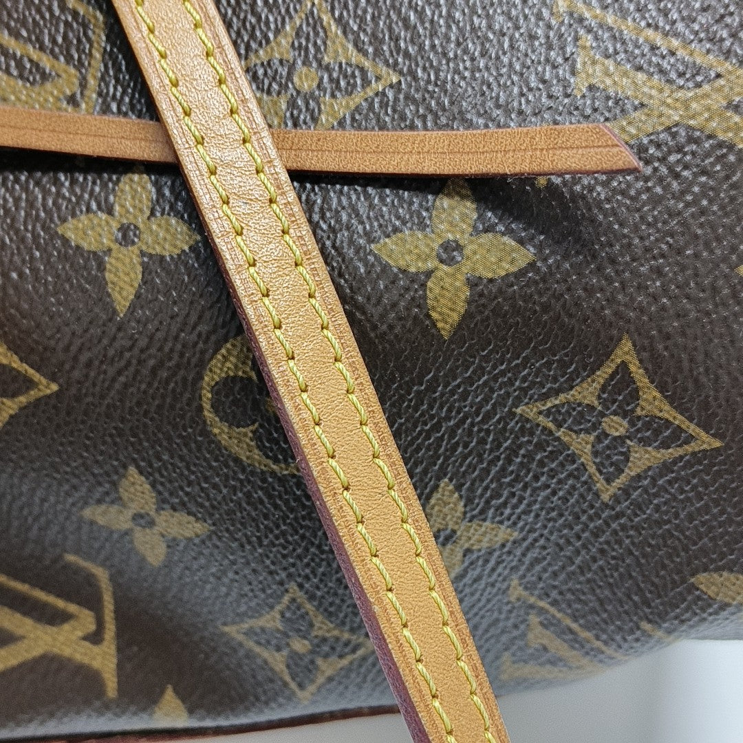 NÉONOÉ Nano Monogram Coated Canvas Brown