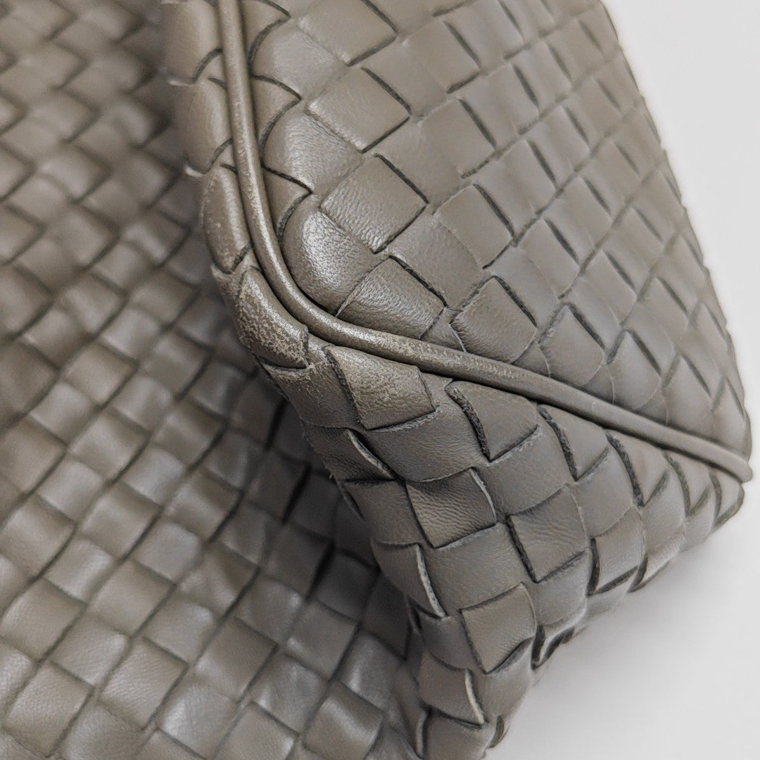 Lambskin Top Handle Bag Green