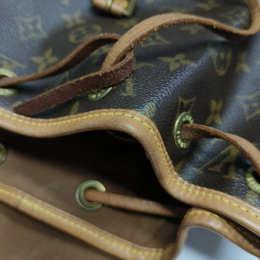 MONTSOURIS MM Monogram Coated Canvas Brown