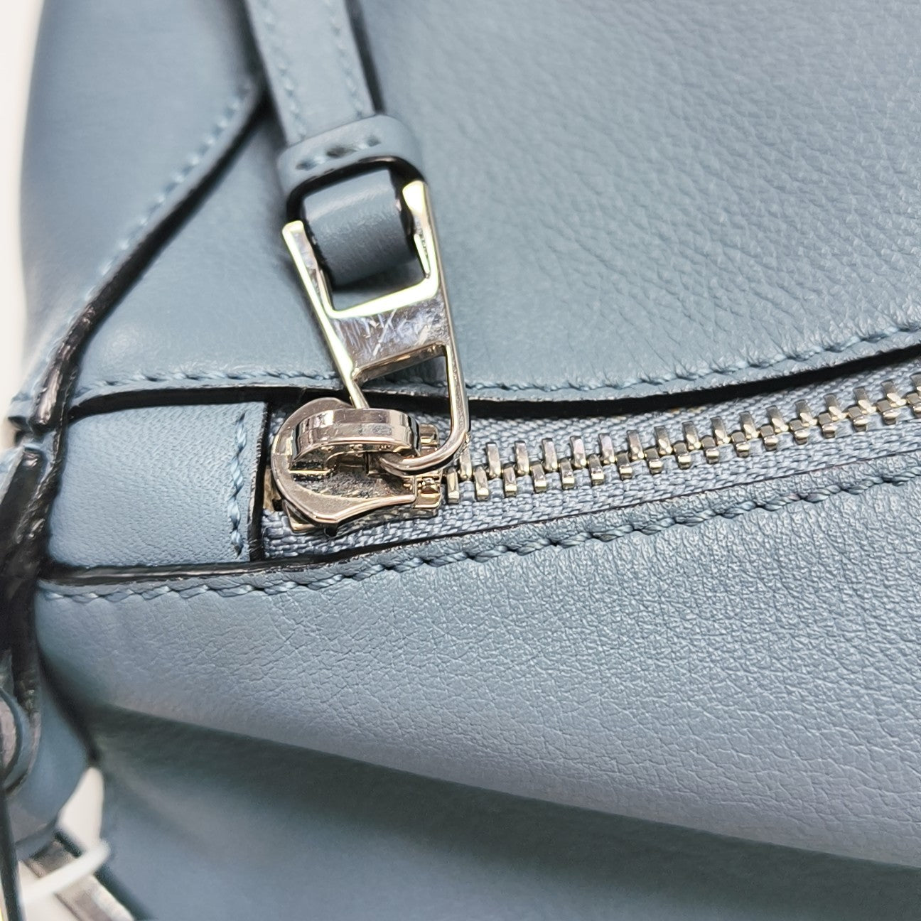 Puzzle Small Calfskin Blue