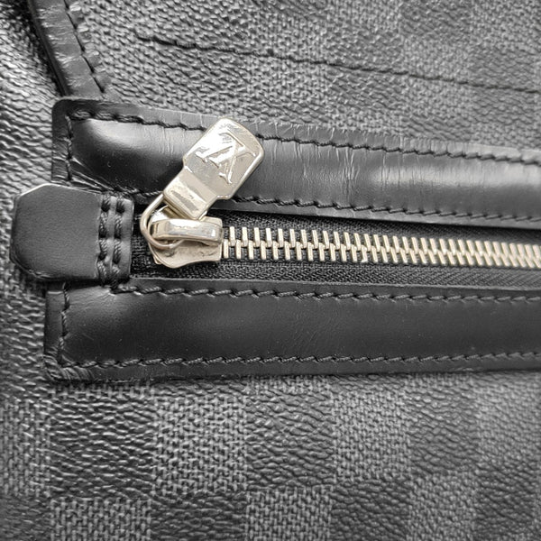 DANIEL Damier Graphite Coated Canvas Gray