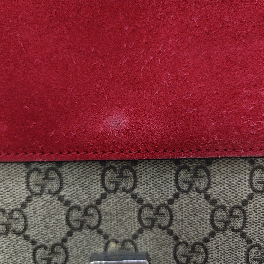 Dionysus Mini Monogram Coated Canvas Beige