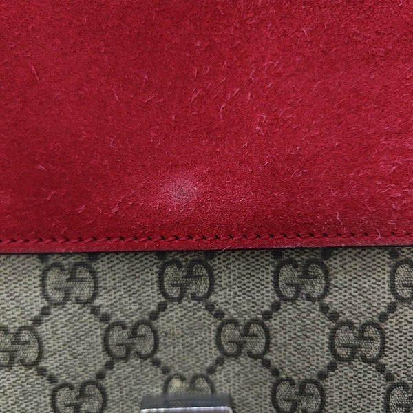 Dionysus Mini Monogram Coated Canvas Beige