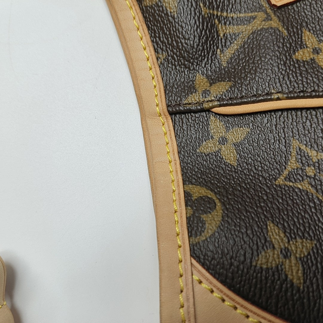 GALLIERA Monogram Coated Canvas Brown