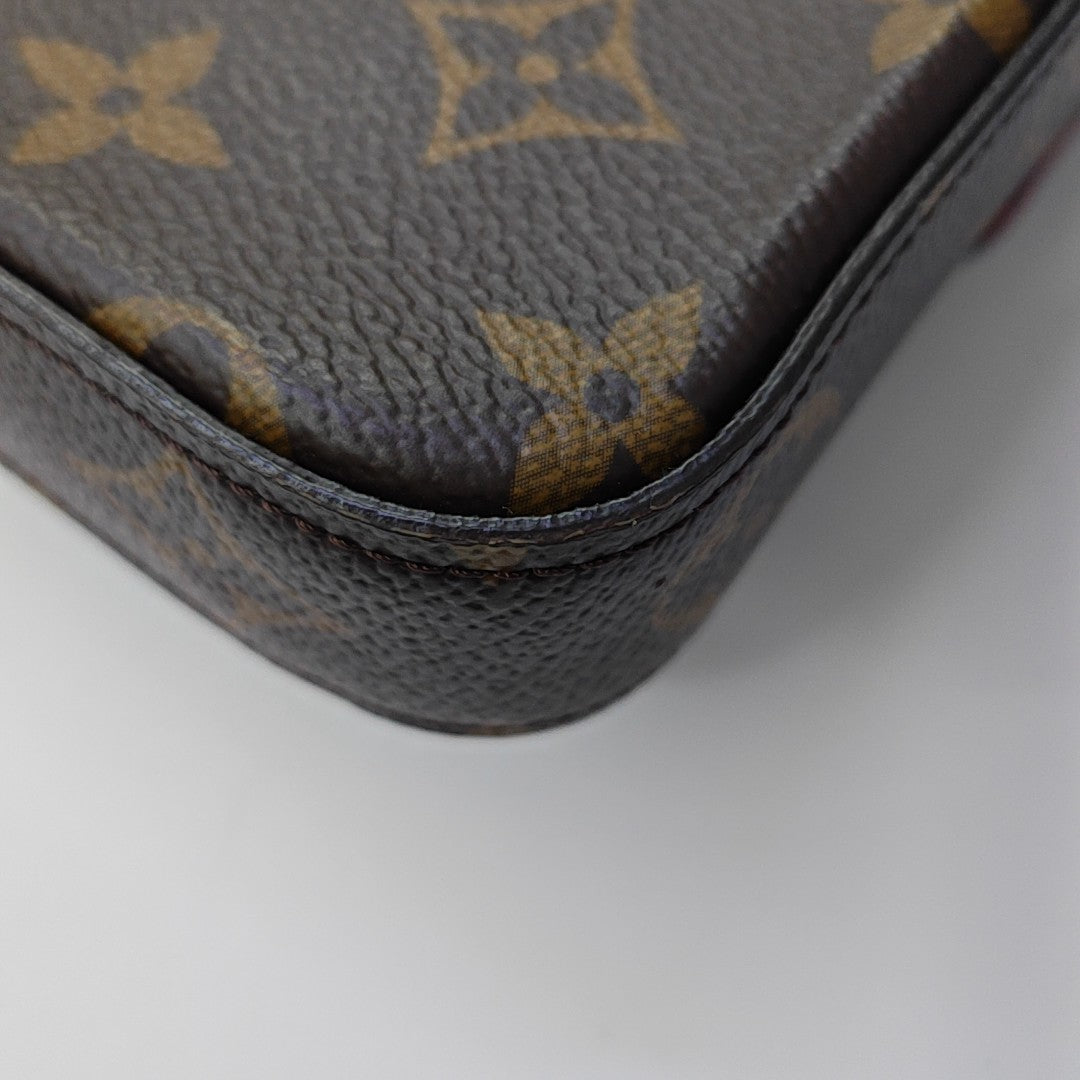 FÉLICIE Monogram Coated Canvas Brown