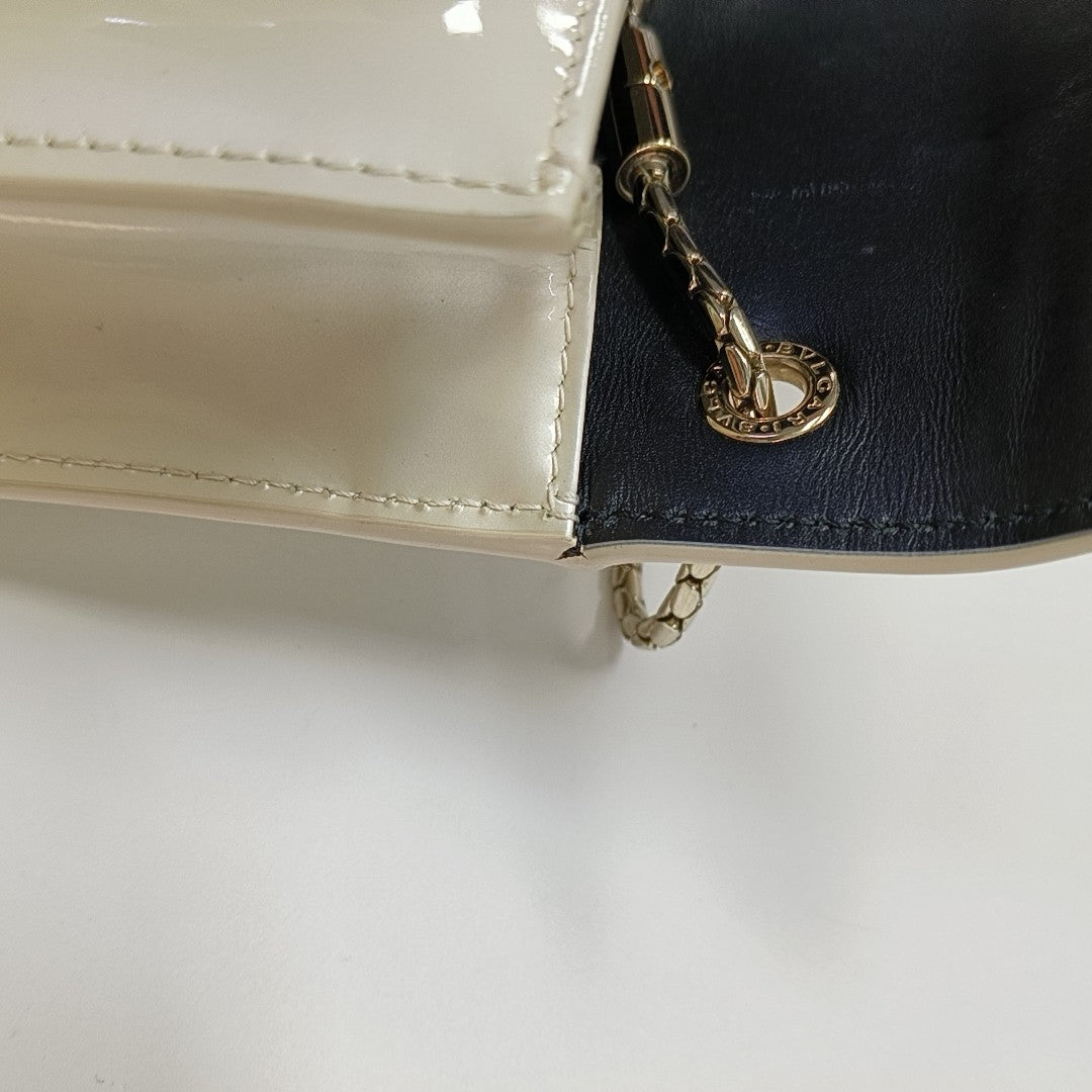 SERPENTI FOREVER Small Patent Leather White