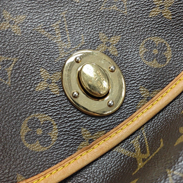TULUM PM Monogram Coated Canvas Brown