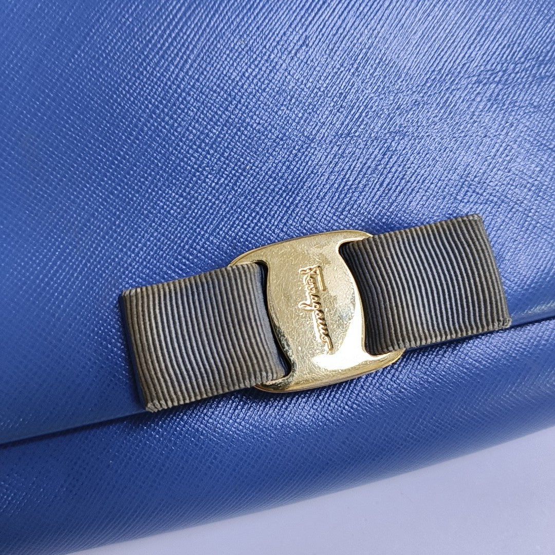 Ginny Calfskin Blue