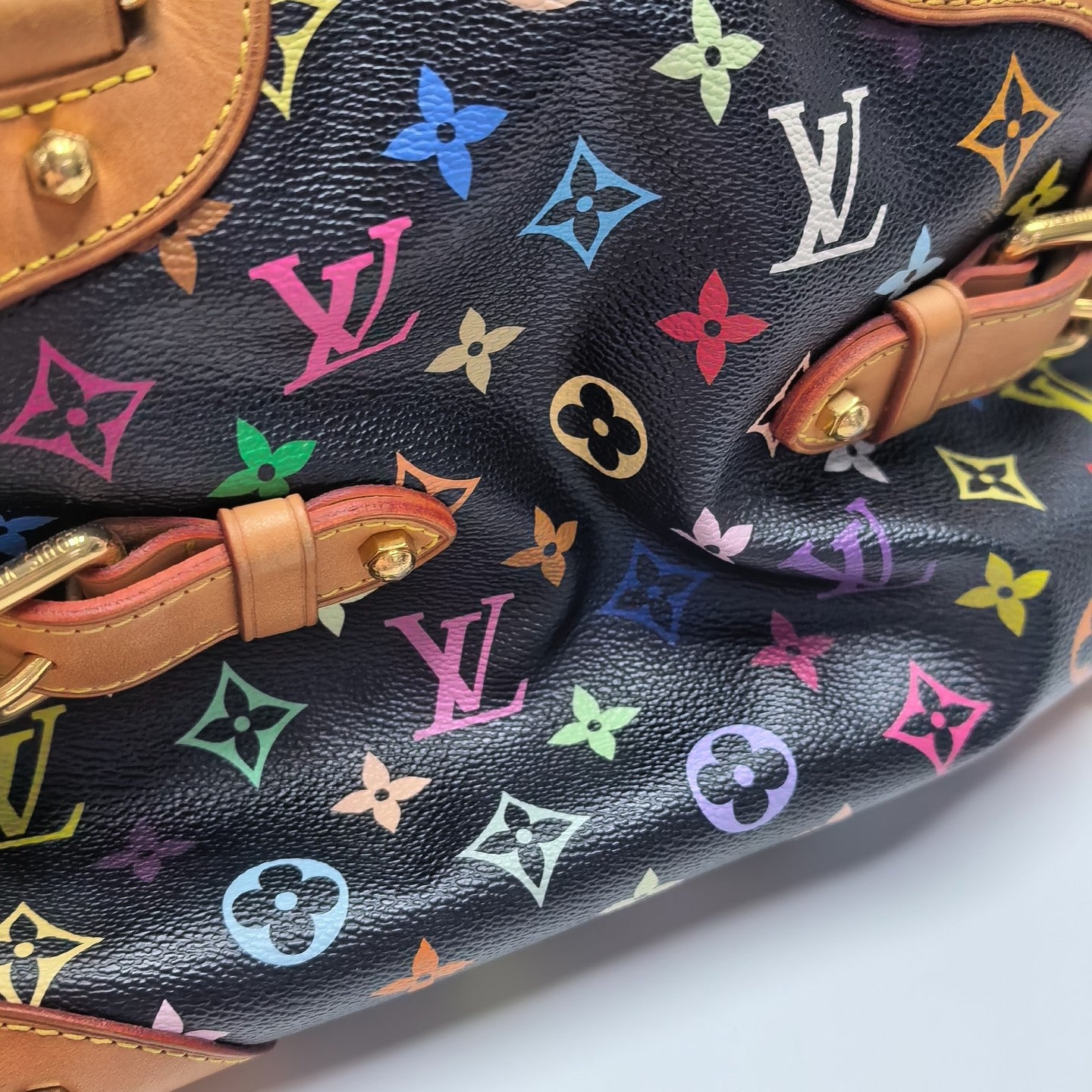 LV × TM CLAUDIA Monogram Coated Canvas Black