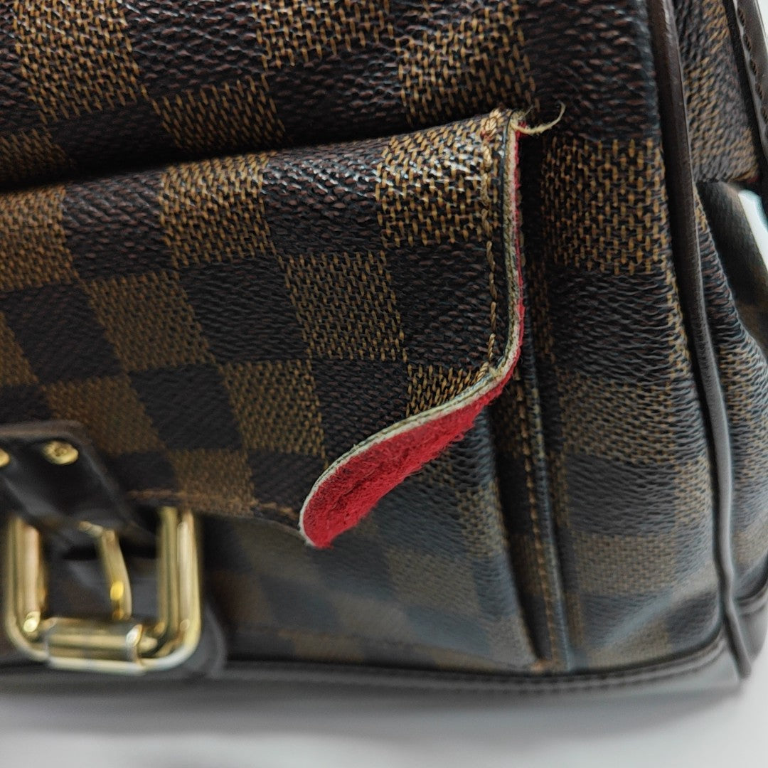 KNIGHTSBRIDGE Damier Ebene Coated Canvas Brown