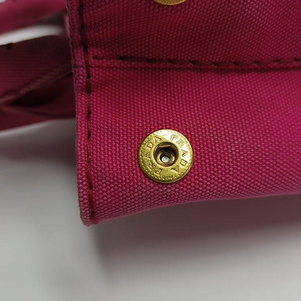 Denim Quilted Canvas Red