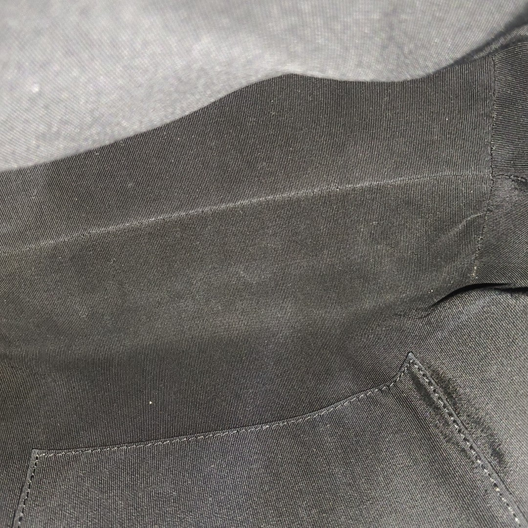 DRAWSTRING Quilted Calfskin Black